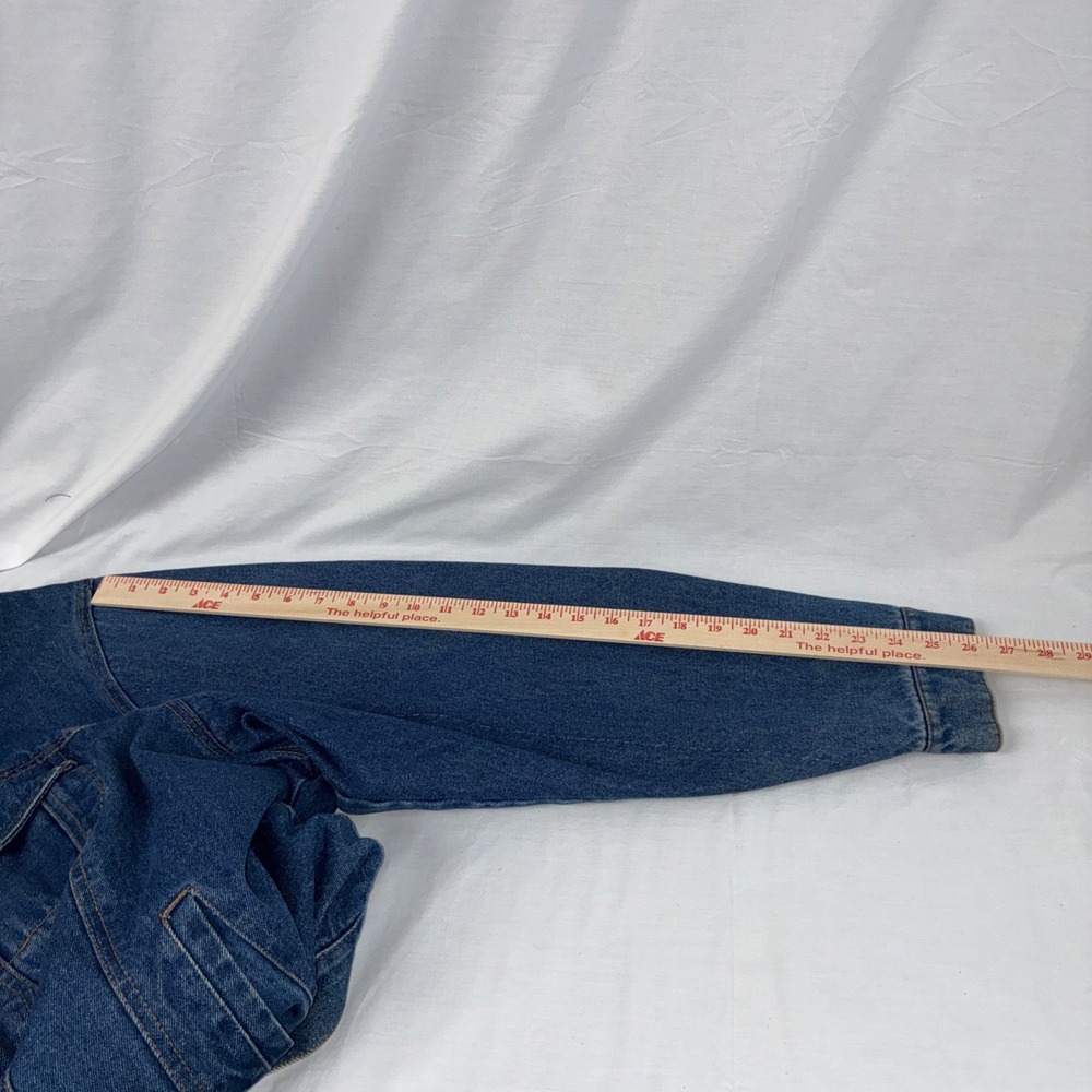 Himalaya Outfitters Mens Hooded Denim Jacket Blue Workwear Size 3X Big - Picture 14 of 16
